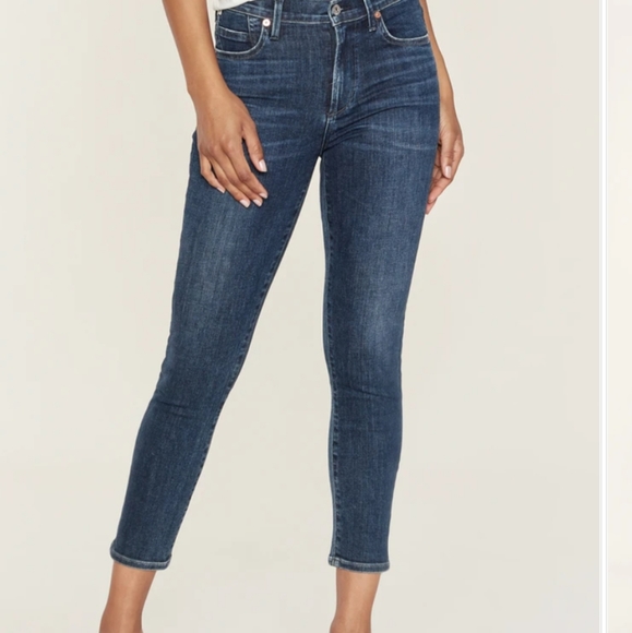 Citizens Of Humanity Denim - Citizens of Humanity High Rise Rocket Skinny Crop